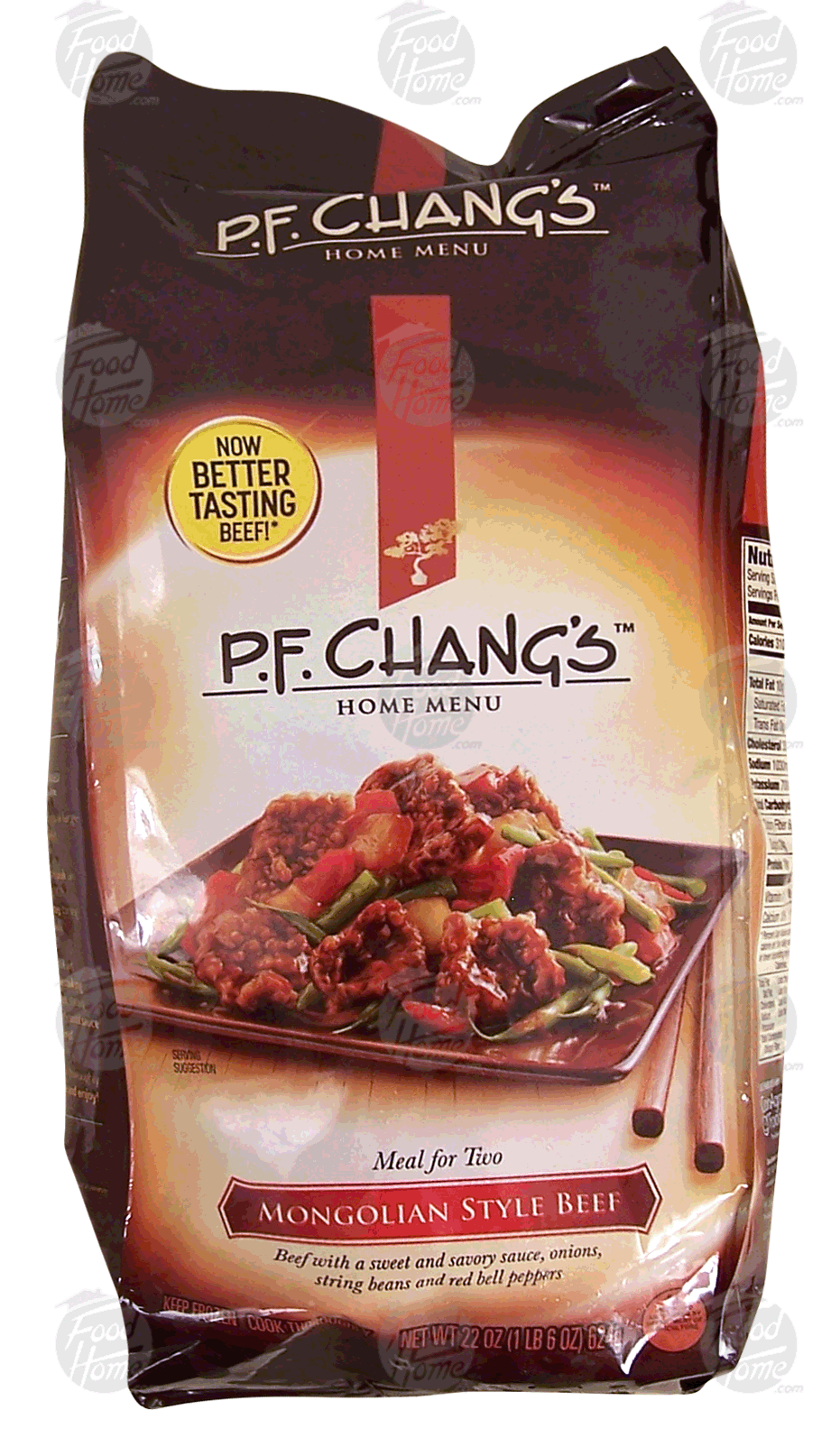 P.F. Chang's Home Menu mongolian style beef, with onions, string beans and red bell peppers in a sweet and savory sauce Full-Size Picture